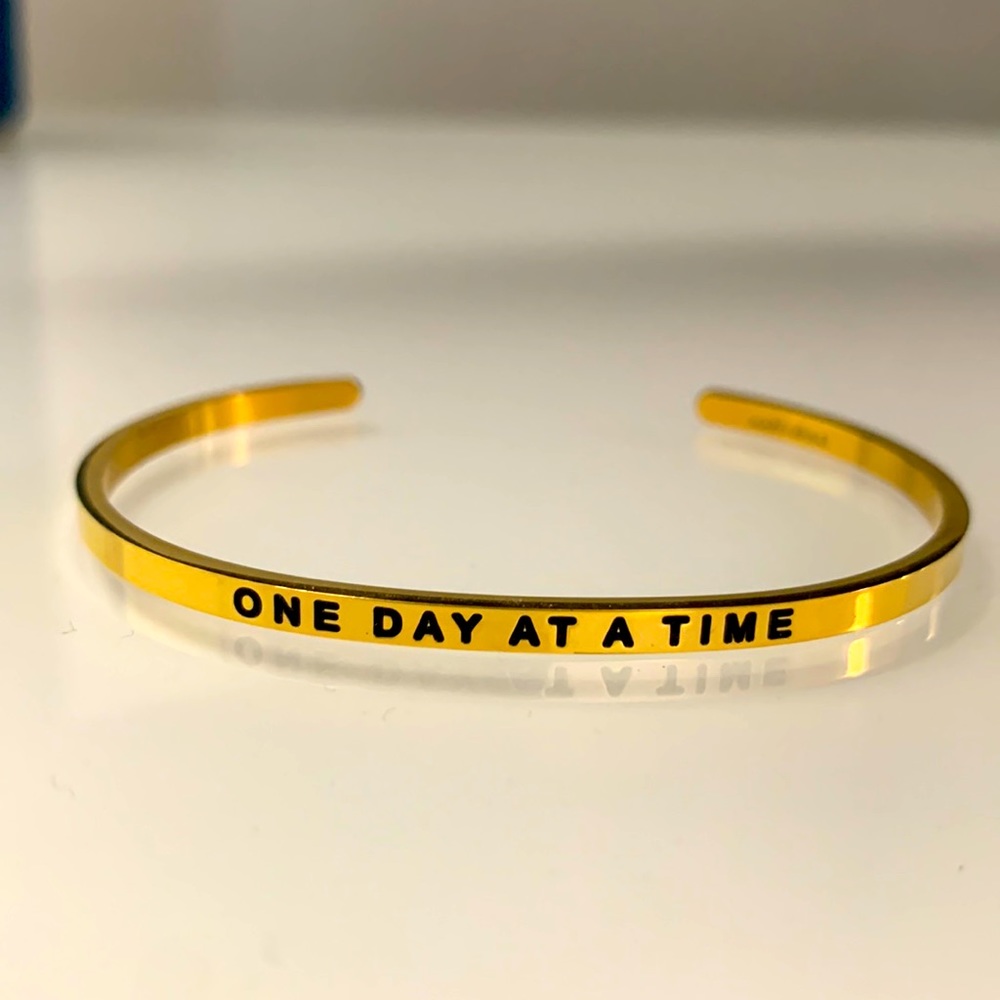 Gold Mantra Bracelet